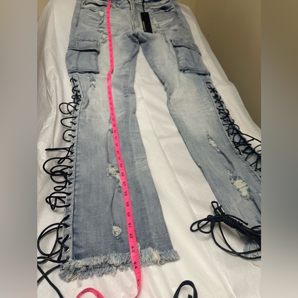 Nwt; ROCKSTAR ORIGINAL Men's Honor Stacked Flare Jean - Picture 7 of 12